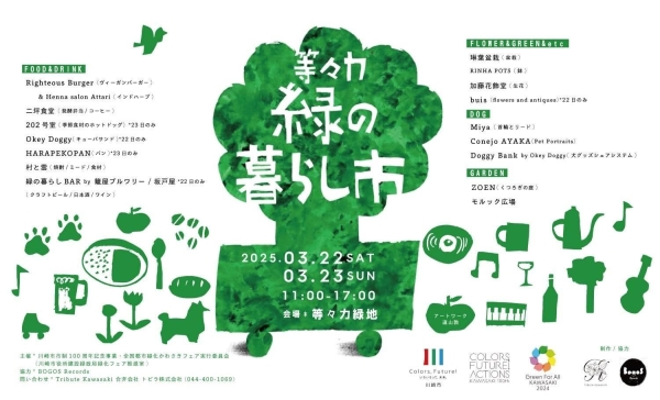 3/22,23「等々力 緑の暮らし市」に籠屋ブルワリーが出店します！